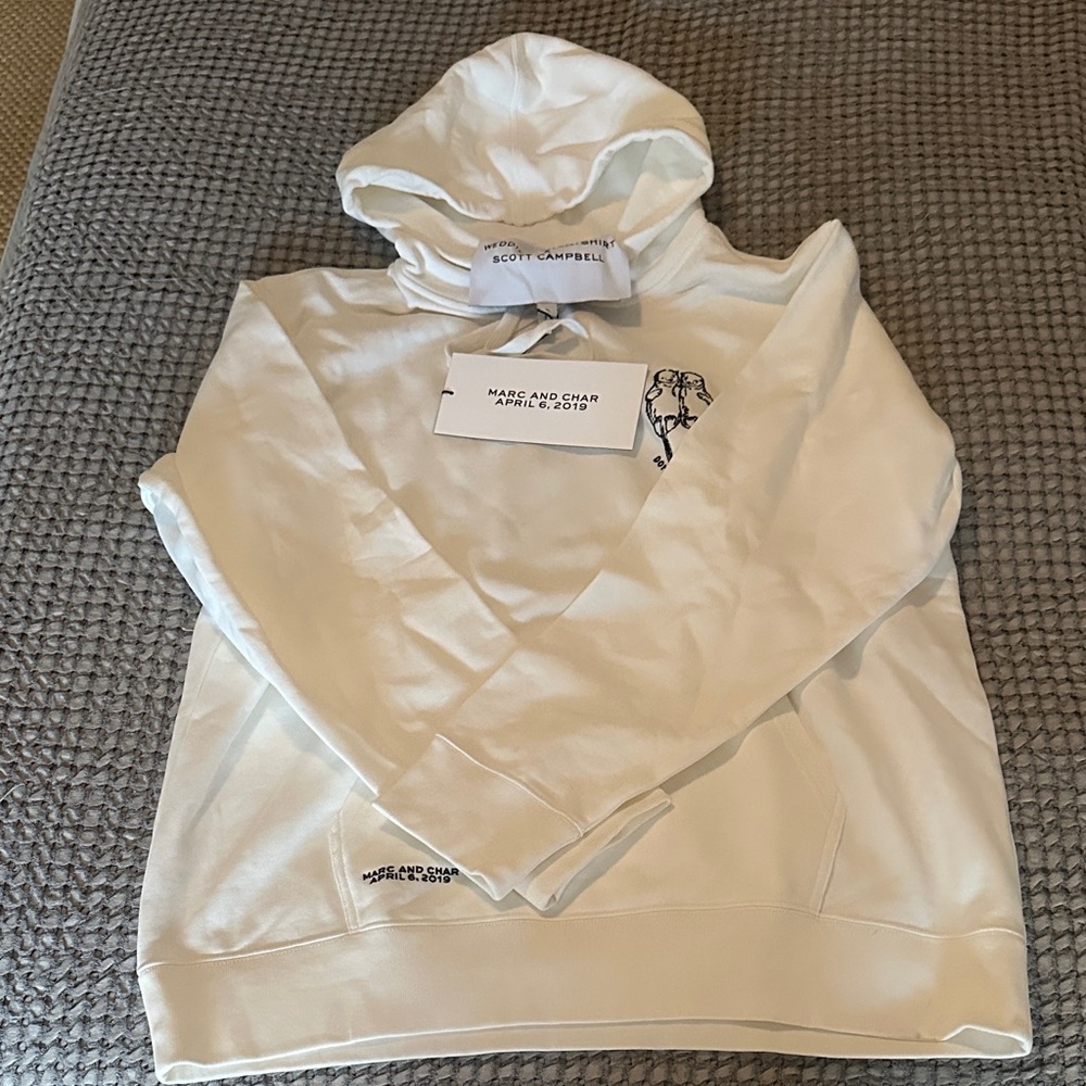 Marc Jacobs Commemorative White Wedding Hoodie